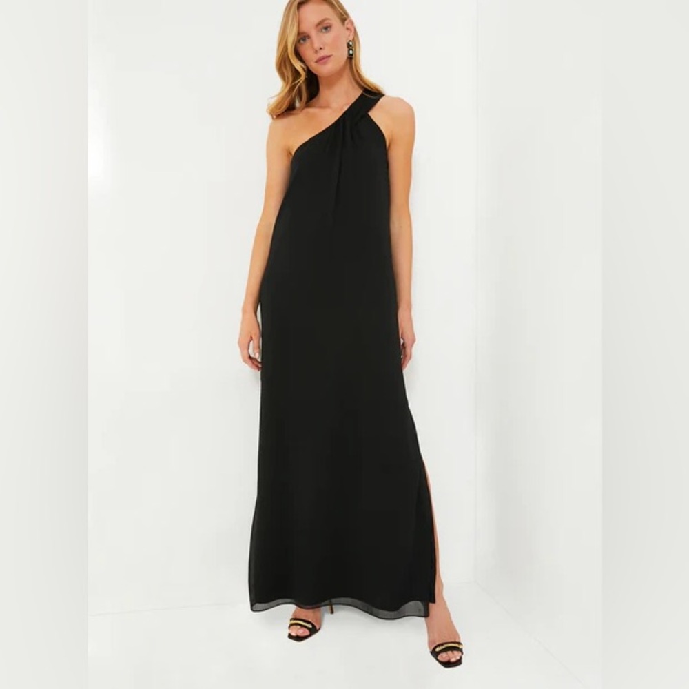 Tuckernuck Pomander Place Black Soleil Gown Size Medium New